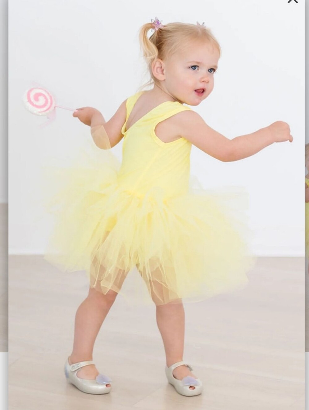 Mila & Rose Yellow Tank Tutu Leotard- 2T